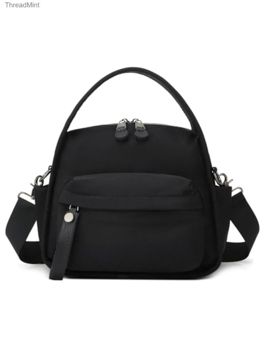Nylon Crossbody Bag Women Lightweight Shoulder Bag Zipper Pocket Travel Purse